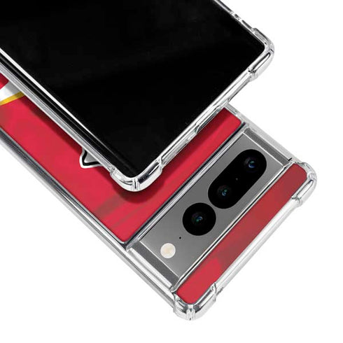 NFL Kansas City Chiefs Google Pixel 7 Pro Clear Case
